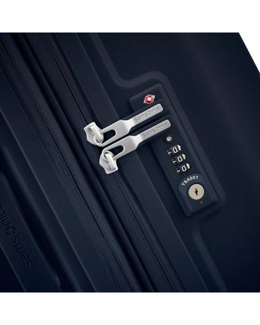 Samsonite Blue Outline Pro 28 Large Checked Spinner Luggage