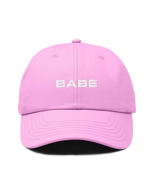 Alix Pink Babe Embroidered Cap