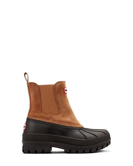 Hunter Brown Sutton Waterproof Duck Boot