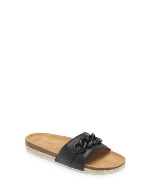 Frankie Black Quinn Slide Sandal