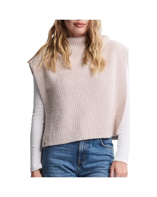 Barefoot Dreams Women's Gray Cozychic Rib Balaclava