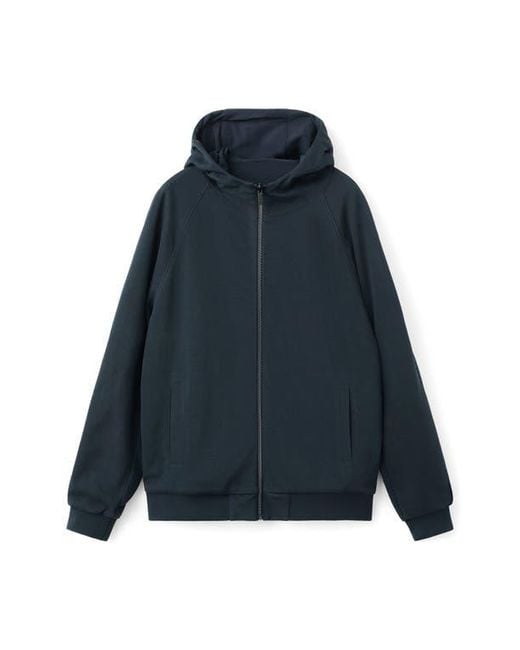 Mango Black Performance Zip Hoodie for men