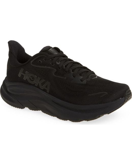 Hoka One One Black Clifton 10 Running Shoe