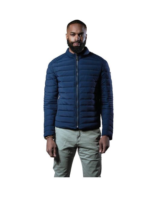 Woodpecker Blue Moto Jacket for men