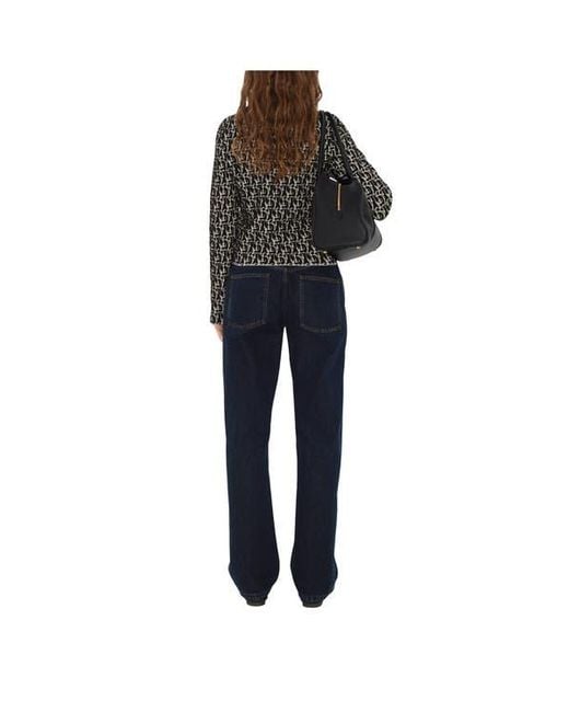 Burberry Black B Charm Wool Blend Sweater