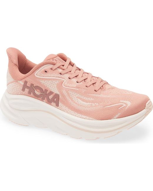 Hoka One One Pink Clifton 10 Running Shoe