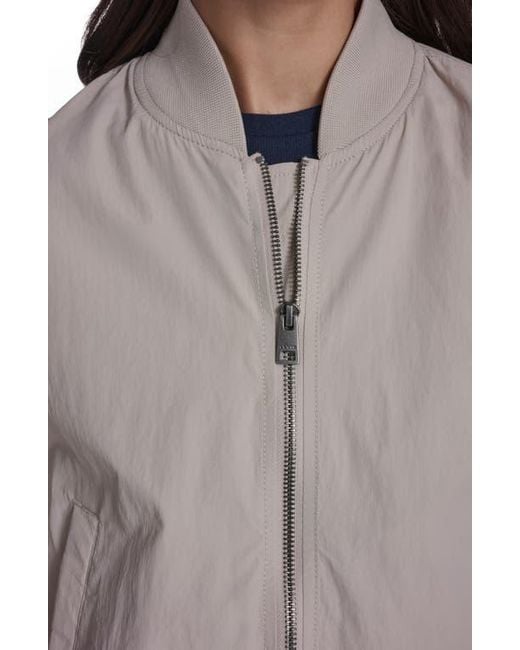 Levi's Gray Relaxed Bomber Jacket