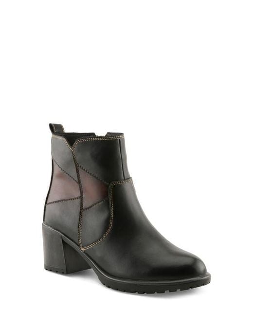Spring Step Black Patchpower Bootie