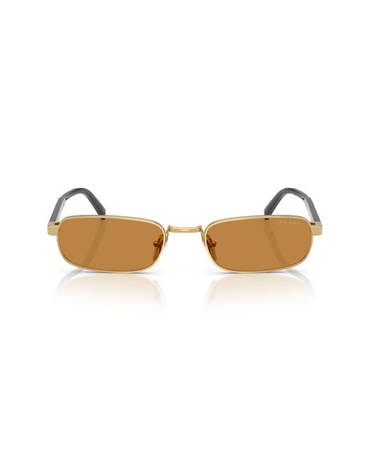 Prada Multicolor 54Mm Rectangular Sunglasses for men