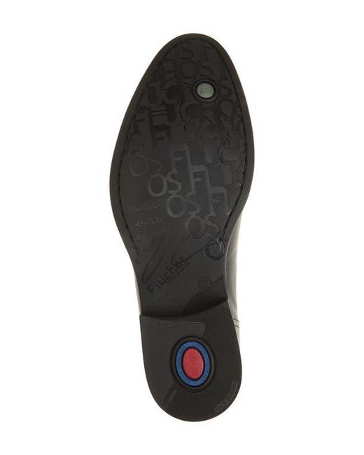 Fluchos Black Heracles Cap Toe Derby for men