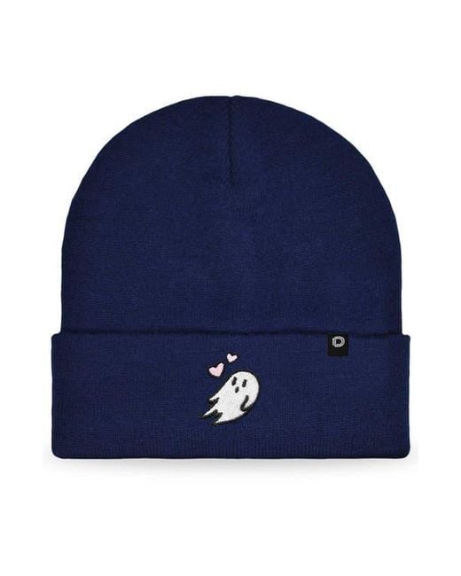 Alix Blue Heartly Ghost Beanie