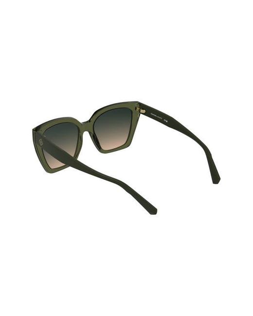 Kendra Scott Green Dira 56Mm Gradient Tea Cup Sunglasses