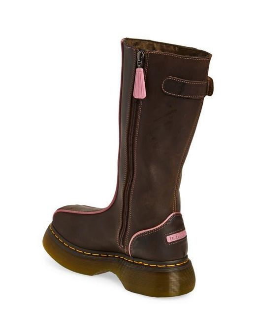 Dr. Martens Brown Buzz Hi Platform Boot