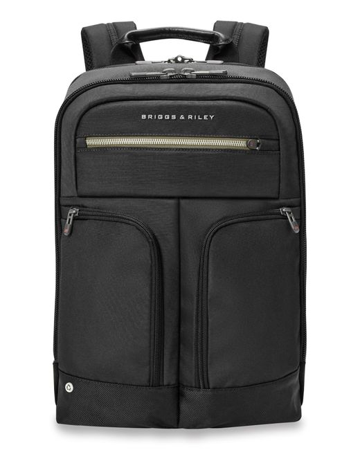 Briggs & Riley Hta Slim Expandable Backpack in Black Lyst
