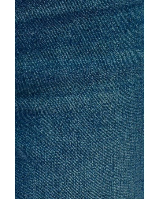 Bayeas Blue High Waist Straight Leg Jeans