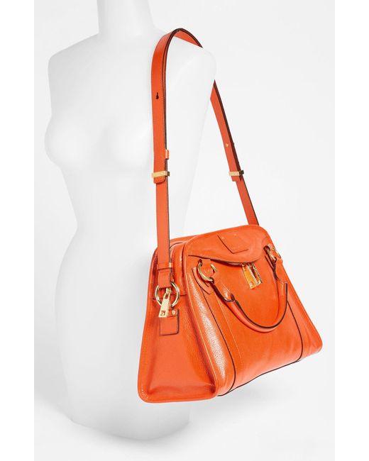 Marc Jacobs classic Wellington Leather Satchel in Orange Lyst