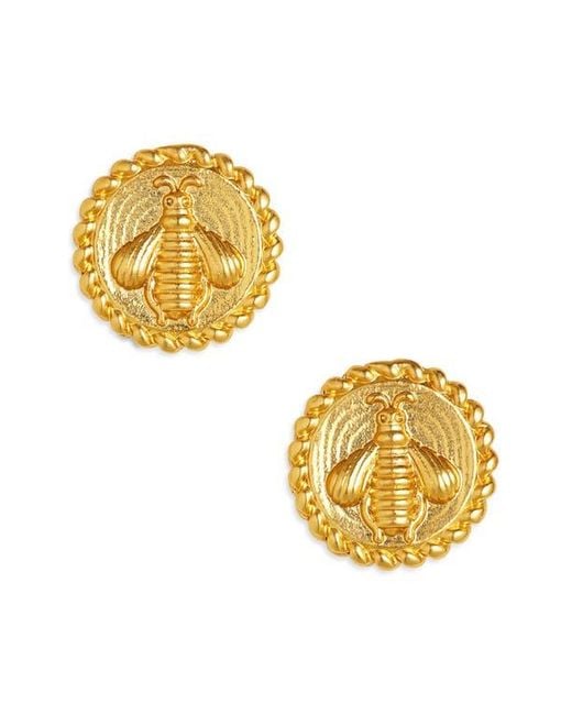 Karine Sultan Metallic Stud Earrings