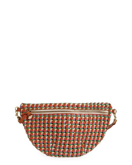 Clare V. Grande Leather Belt Bag in Brown | Lyst