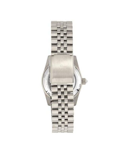 Empress Metallic Constance Automatic Bracelet Watch With Date