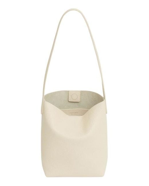 Mansur Gavriel White Small Everyday Cabas Leather Tote
