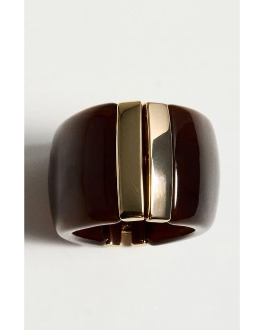 Mango Brown Rigid Bracelet