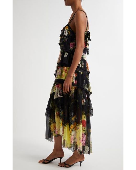 Camilladress Strapless Back Lace-up High Slit Splice Maxi Dress
