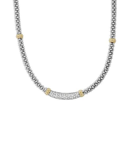 Lagos Brown Lux Rope Necklace