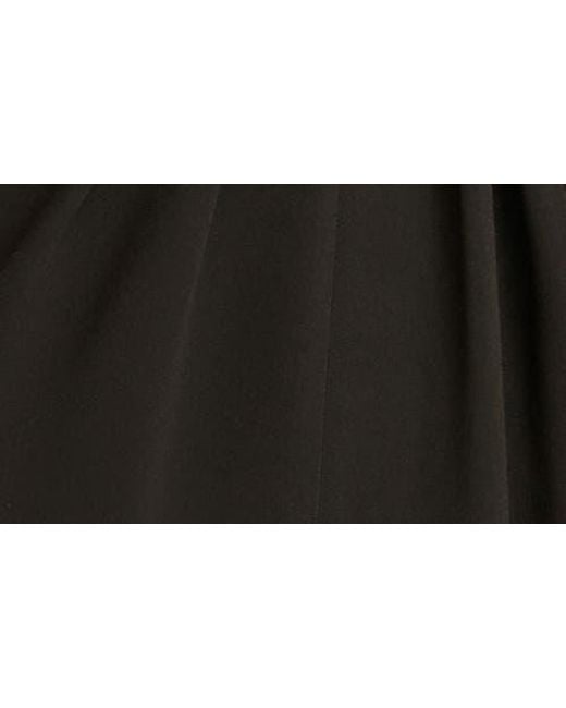 Donna Karan Black Caddy Crepe Midi Dress