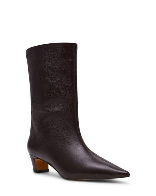 Steve Madden Black Lytton Pointed Toe Boot