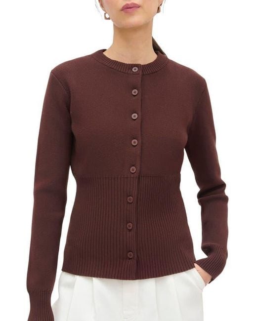 ALIGNE Purple Ruby Cardigan