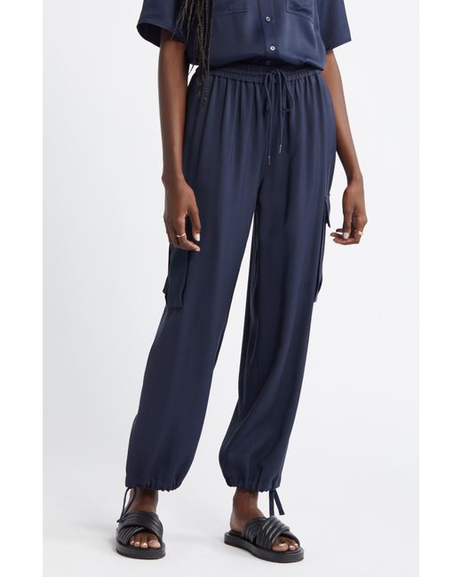 Nordstrom Blue Utility Cargo joggers