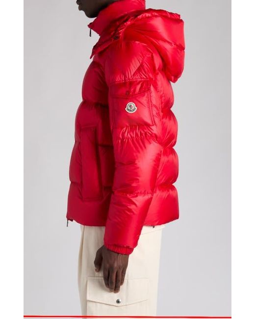 Moncler Red Couyere Down Puffer Jacket for men