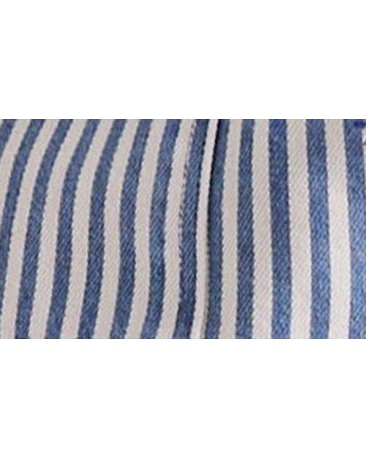 Free People Blue Moxie Railroad Stripe Pants