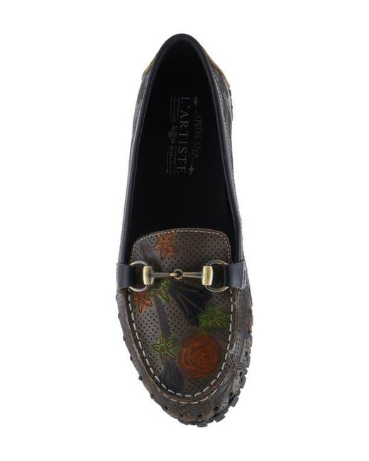 Spring Step Black Delavigne Bit Loafer