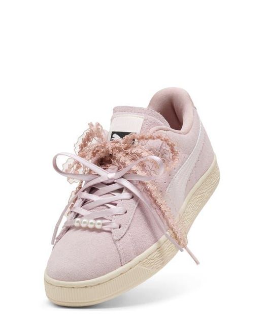 PUMA Pink Suede Bloom Sneaker