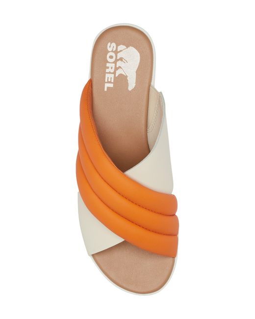 Sorel Multicolor Cameron Puff Flatform Slide Sandal