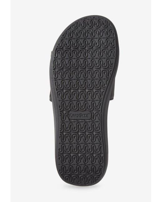 Kingsize Brown Memory Foam Slide Sandal for men