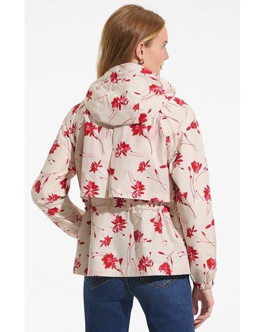 Lands' End Red Squall Packable Rain Jacket