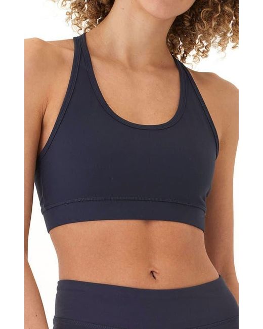 Threads For Thought Blue Malana T-Back Sports Bra