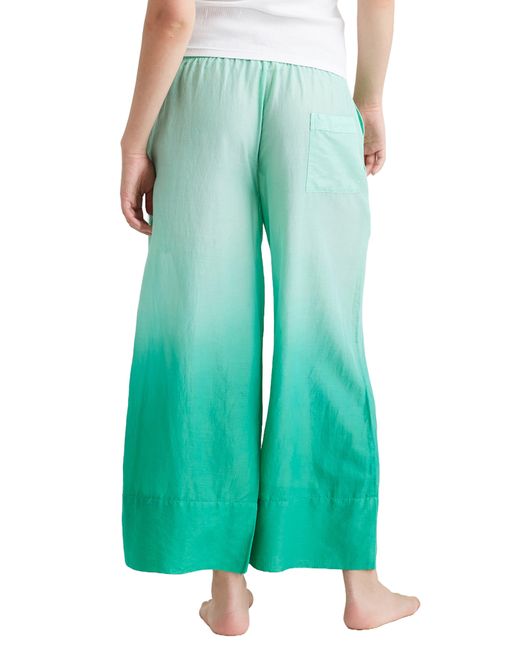 Papinelle Ombré Wide Leg Cotton Pajama Pants