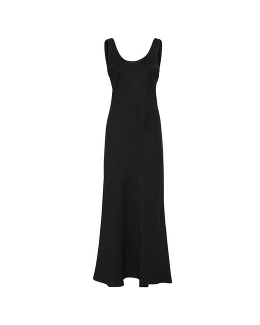 ワンピース BRUNELLO CUCINELLI FLUID TWILL SLEEVELESS DRESS Brunello Cucinelli Fluid Twill Tank Dress in Black | Lyst