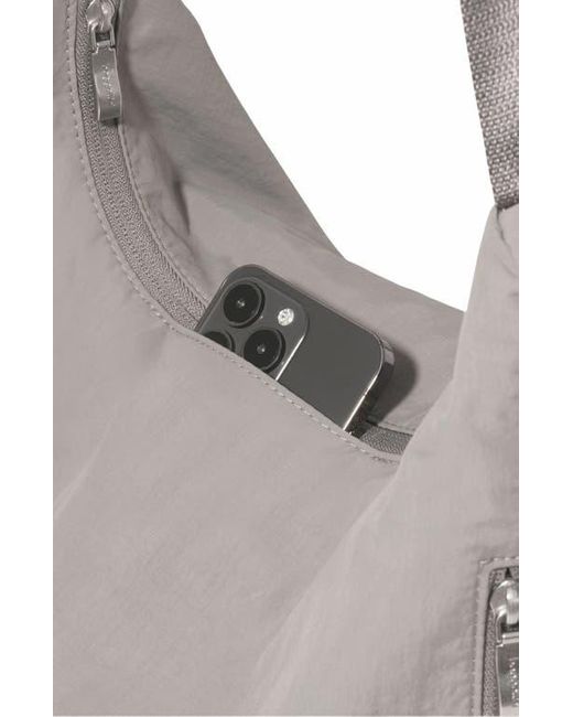 Baggallini Gray Swift Hobo Crossbody