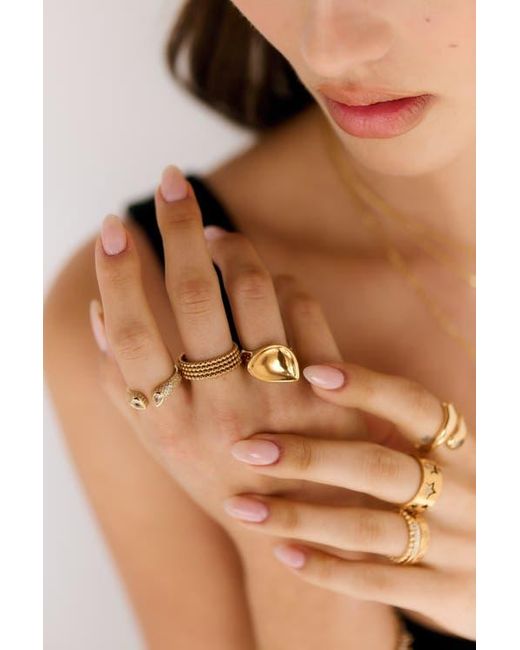 Mazin Jewels Metallic Nefertiti Ring