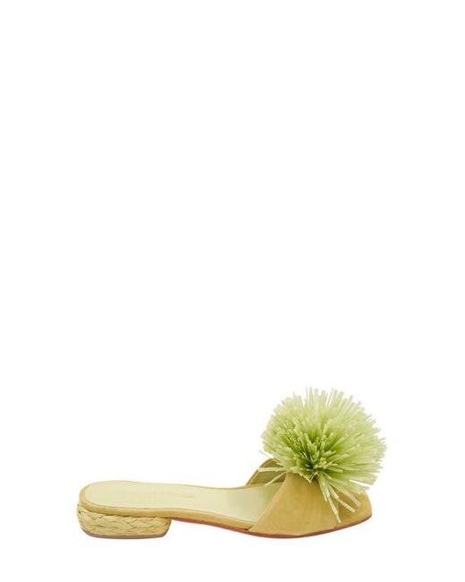 Andre Assous Yellow Rayni Slide Sandal