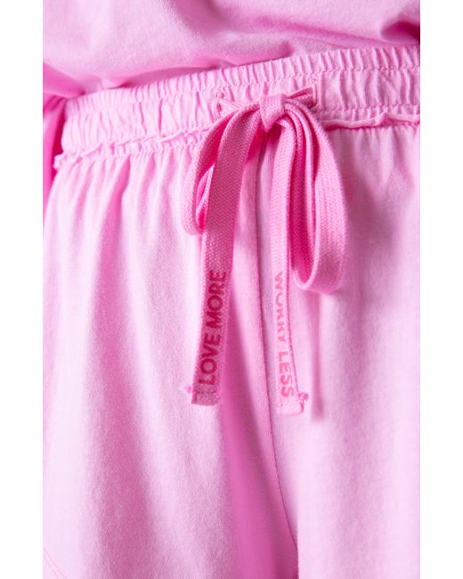 Pj Salvage Pink Shine Bright Lounge Shorts