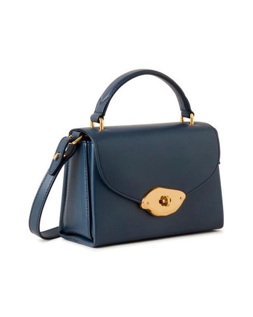 Mulberry Blue Small Lana Top Handle Crossbody Bag