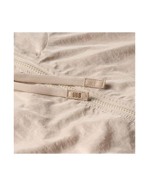 Ugg Blue Chiara Hooded Nylon Jacket