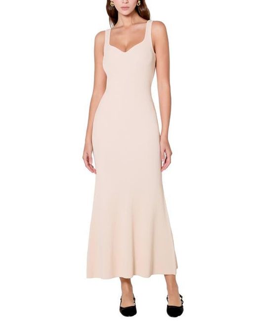 Endless Rose Women's Natural Sweetheart Neck Rib Maxi Dress -  coffeafoods.com