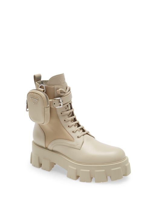 mini bag combat boot prada