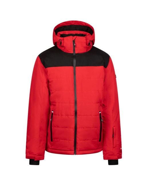 Trespass Red Christopher Ski Jacket for men